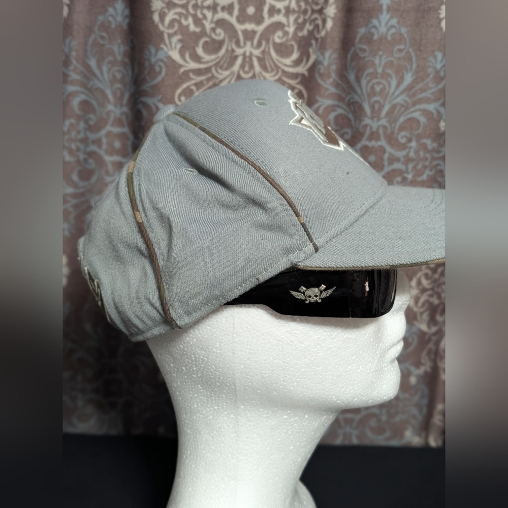 Men's Adidas Gray and Camo New York Knicks Hat Size L/XL - Picture 4 of 10